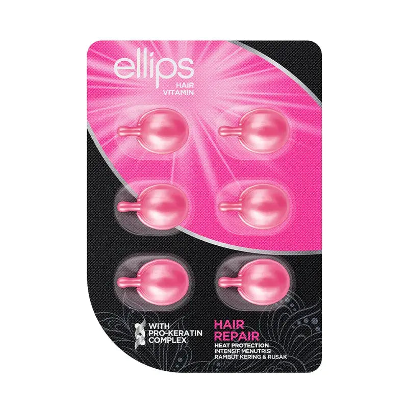Ellips Hair Vitamin Pro-Keratin Pink Treatment , 6 capsules