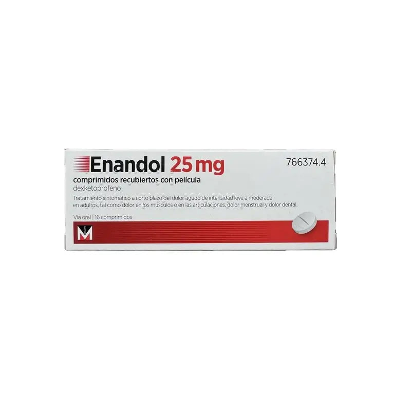 Enandol 25 mg, 16 tablets