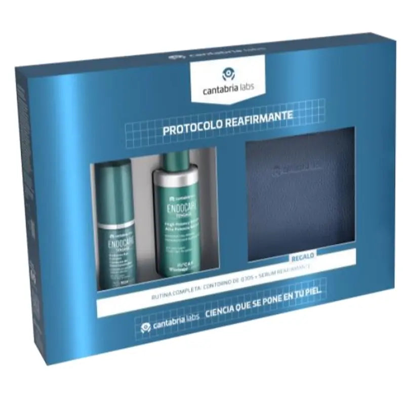 Endocare Tensage High Potency Serum 30 Ml + Brightening Eye Contour 15 Ml + Premium Toiletry Bag