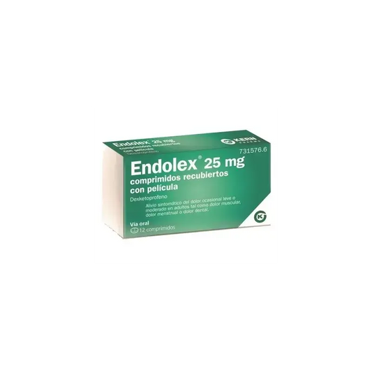 Endolex 25 mg, 12 Tablets