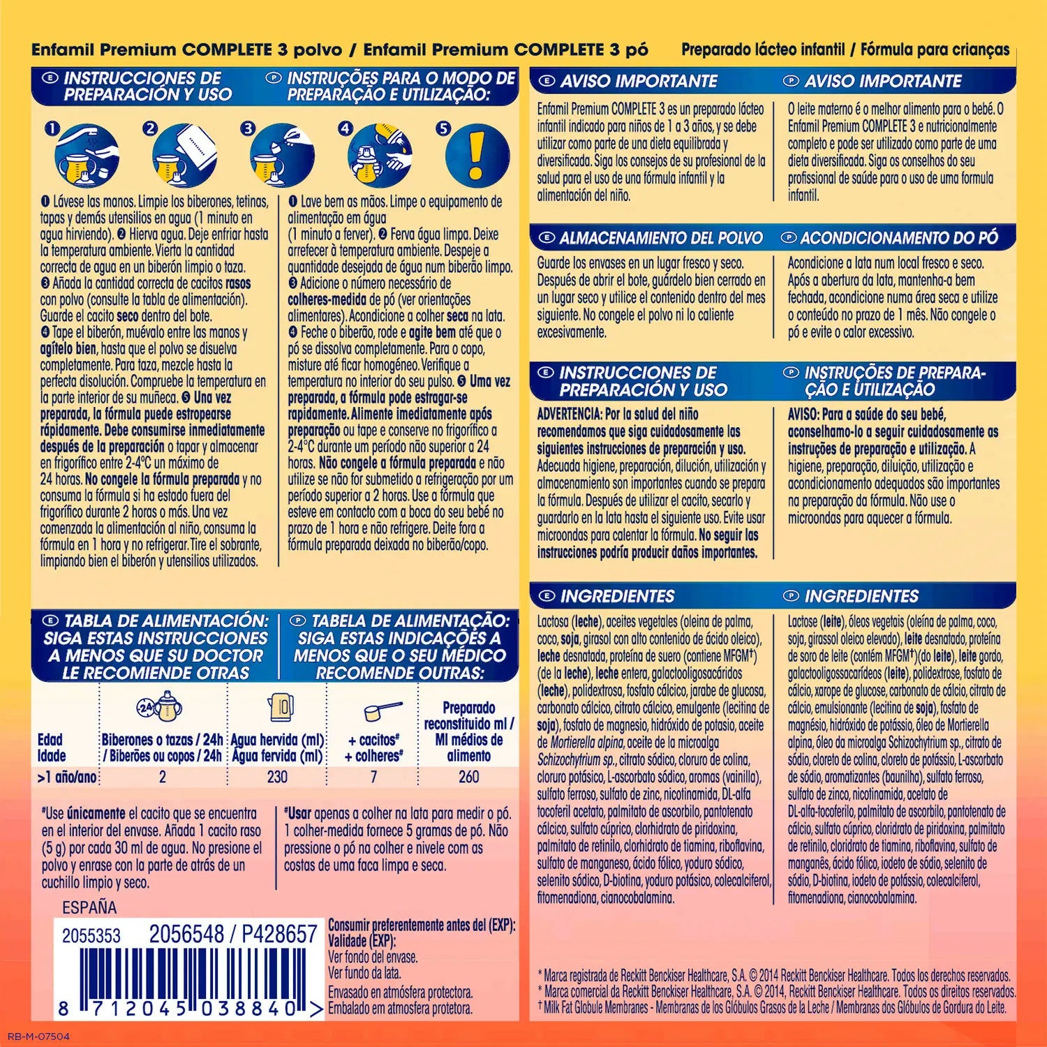 Enfamil Complete 3 Growing-Up Milk, 800g