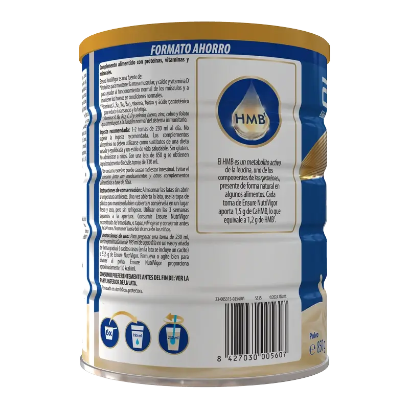 Ensure Nutrivigor Vanilla Adult, 850 g