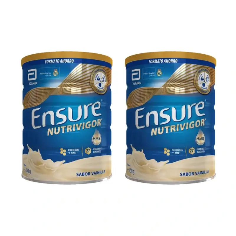 Ensure Nutrivigor Vanilla Cans, Pack 2x850 grams