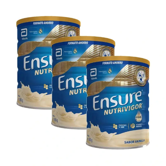 Ensure Nutrivigor Vanilla Cans, Pack 3x850g