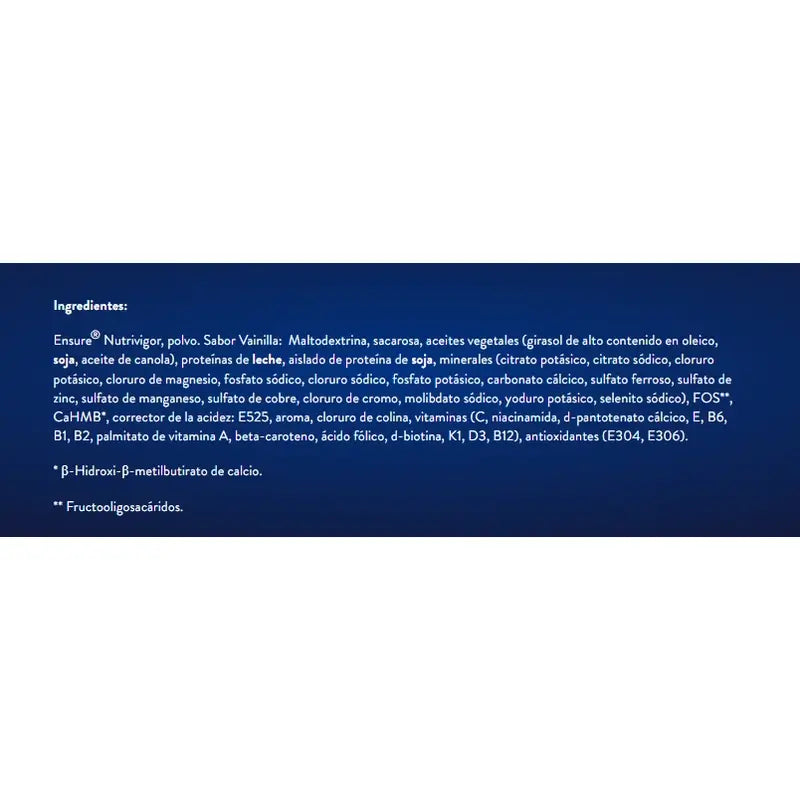 Ensure Nutrivigor Vanilla Cans, Pack 3x850g