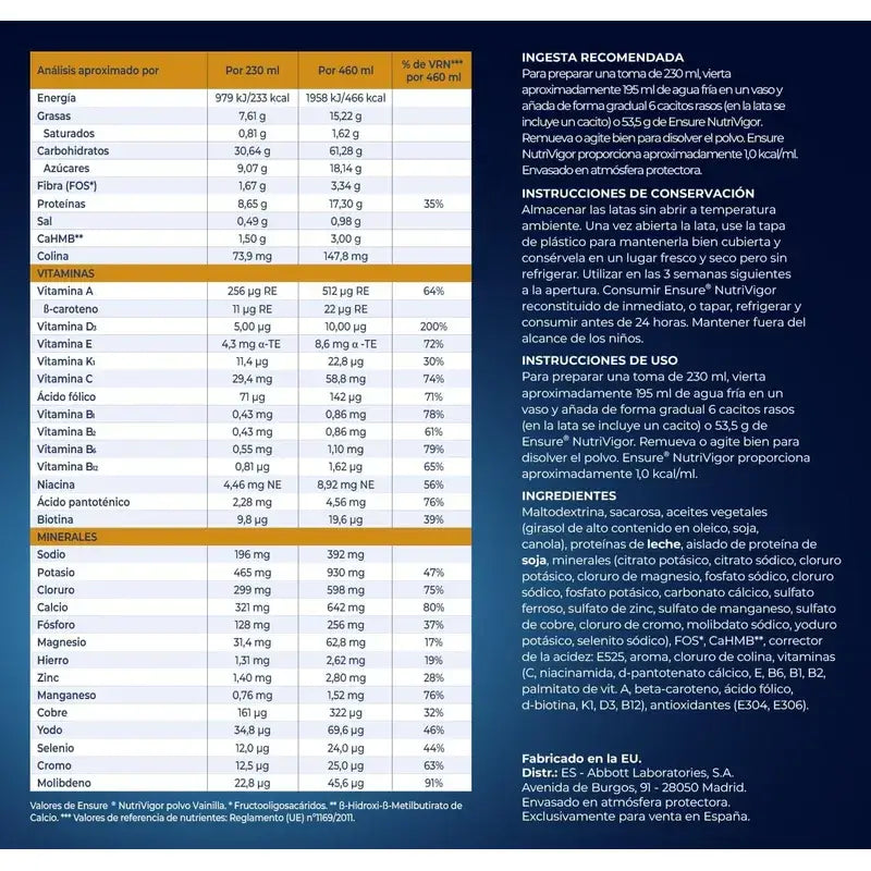 Ensure Savings Pack Vanilla 850G + 400Gr , 1250 grams