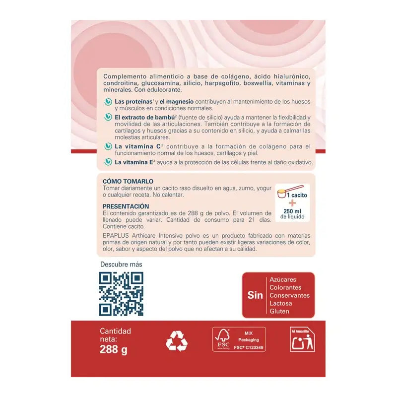 Epaplus Arthicare Intensive Collagen Lemon Flavour 284 g