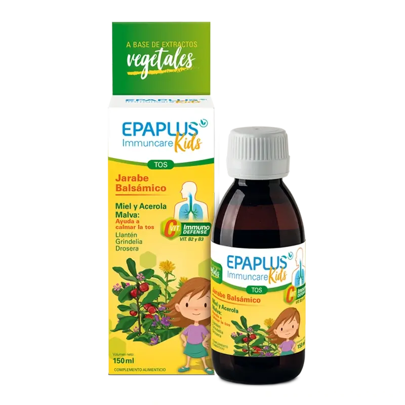 Epaplus Immuncare Cough Syrup Kids Raspberry Flavour , 150 ml