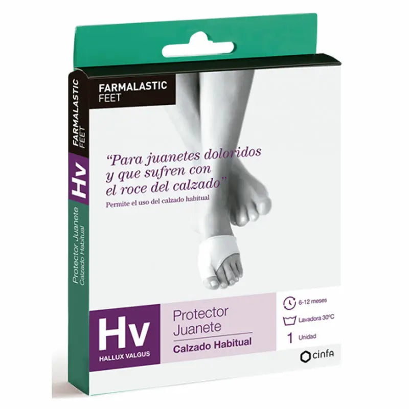 Farmalastic Bunion Protector Hallux Valgus Silicone T/G