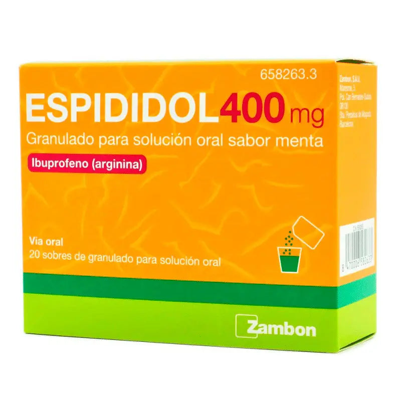 Espididol 400 mg Granules for Oral Solution Mint Flavour, 20 sachets
