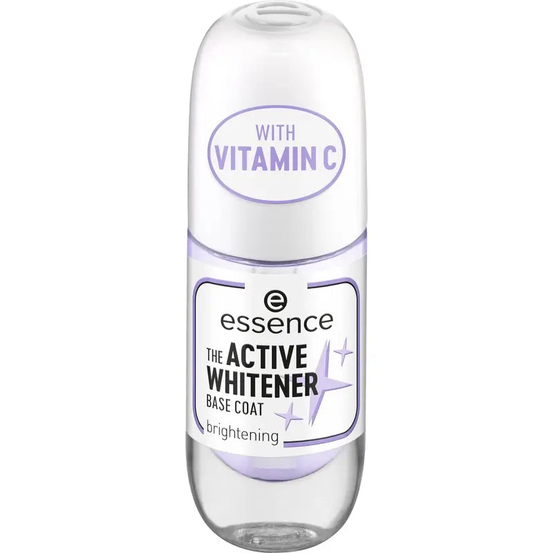 Essence The Active Whitener Nail Whitening Base Coat , 8 ml
