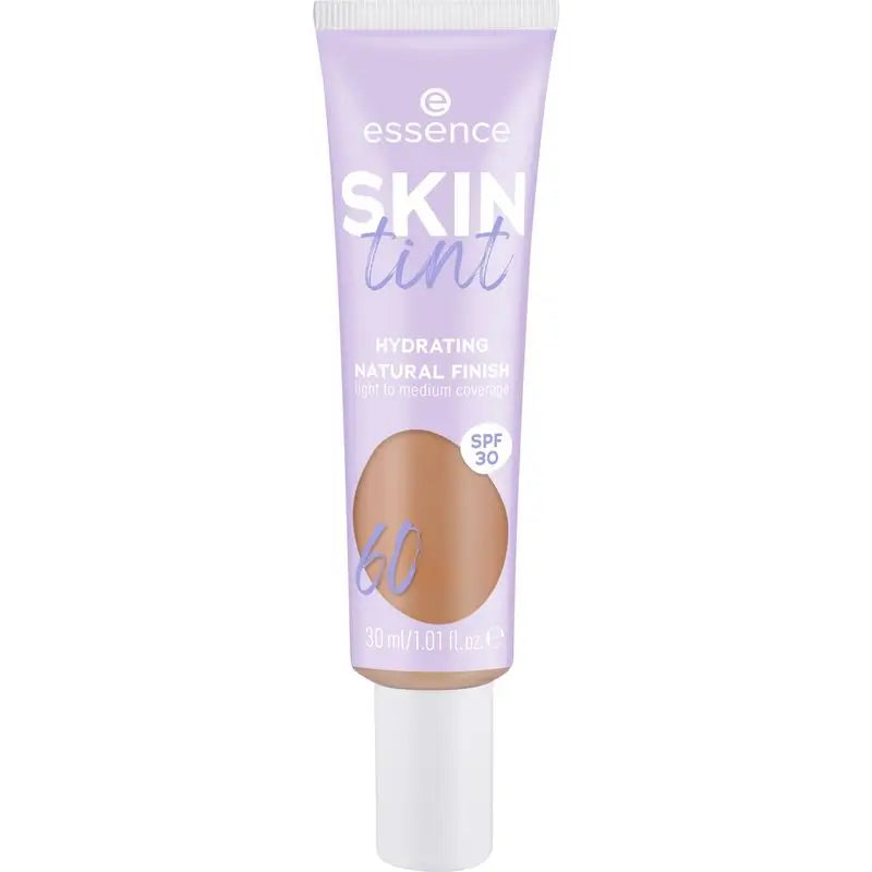 Essence Skin Tint 60 Nude Coloured Moisturising Cream, 30 ml