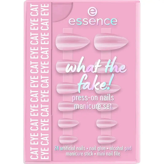 Essence Manicure Set With False Nails What The Fake! Press-On Nails 02 , 28 pieces