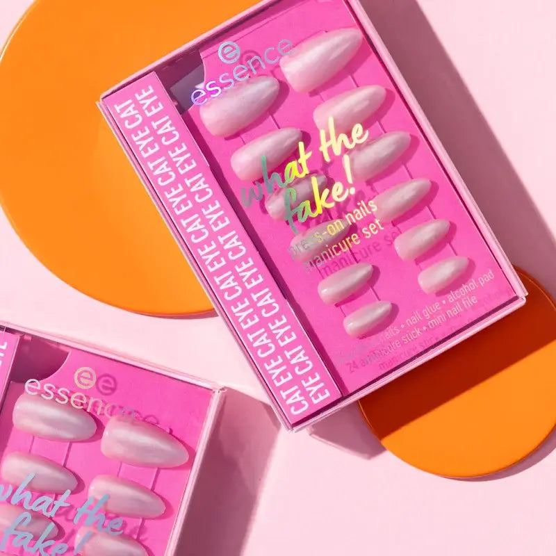 Essence Manicure Set With False Nails What The Fake! Press-On Nails 02 , 28 pieces