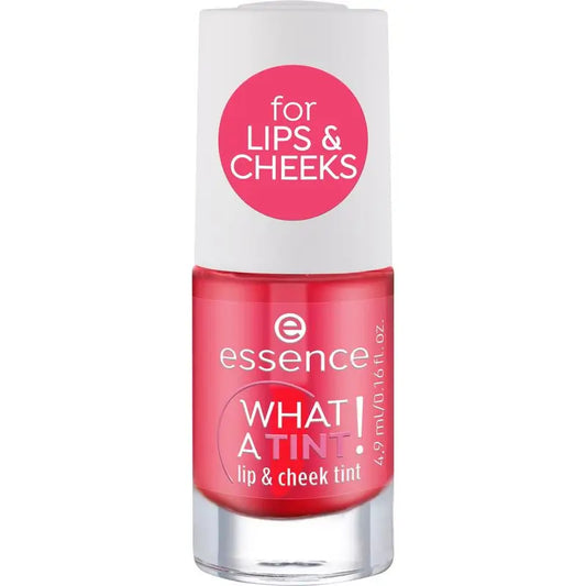 Essence What A Tint! Lip & Cheek Tint Red, 4.9 ml