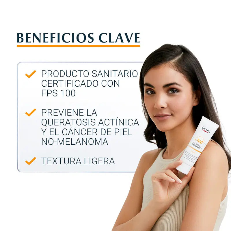 Eucerin Solar Actinic Control MD Fluid SPF 100, 80 ml