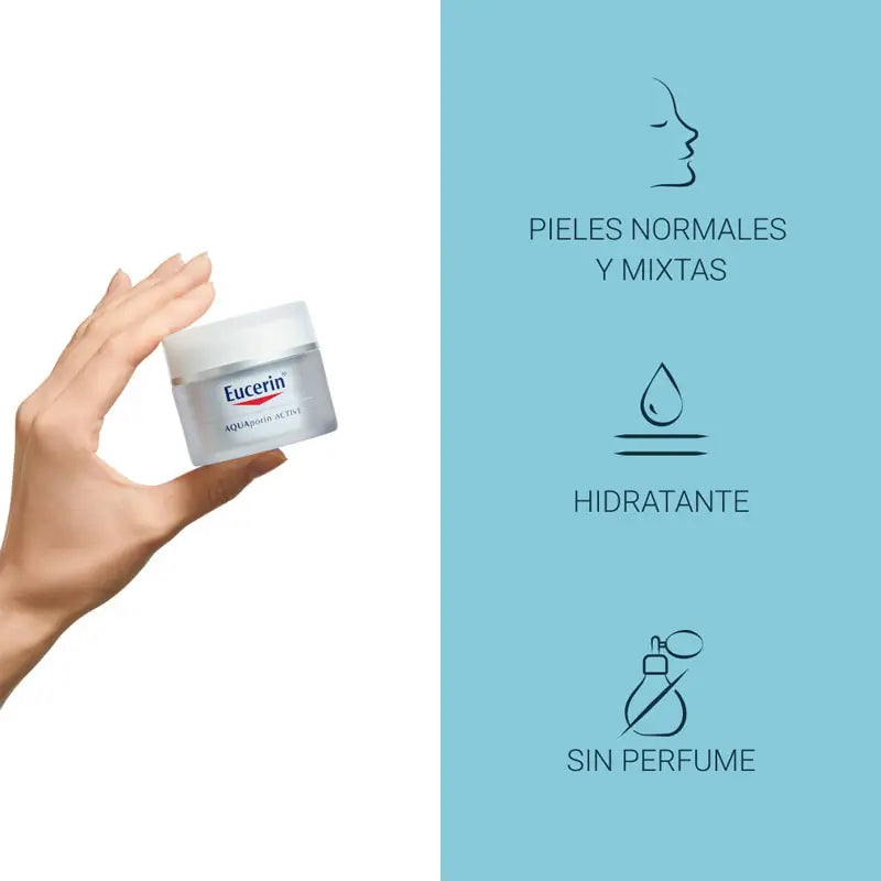 Eucerin Aquaporin Active Pieles Mixtas, 50 ml