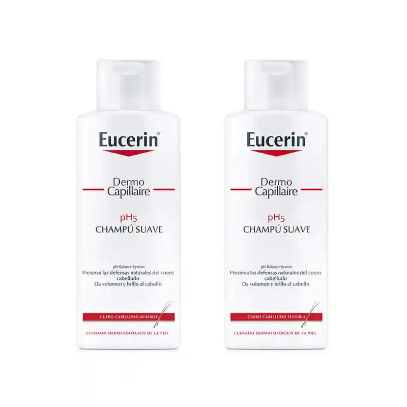 Eucerin Ph5 Gentle Shampoo, 2X250 Ml