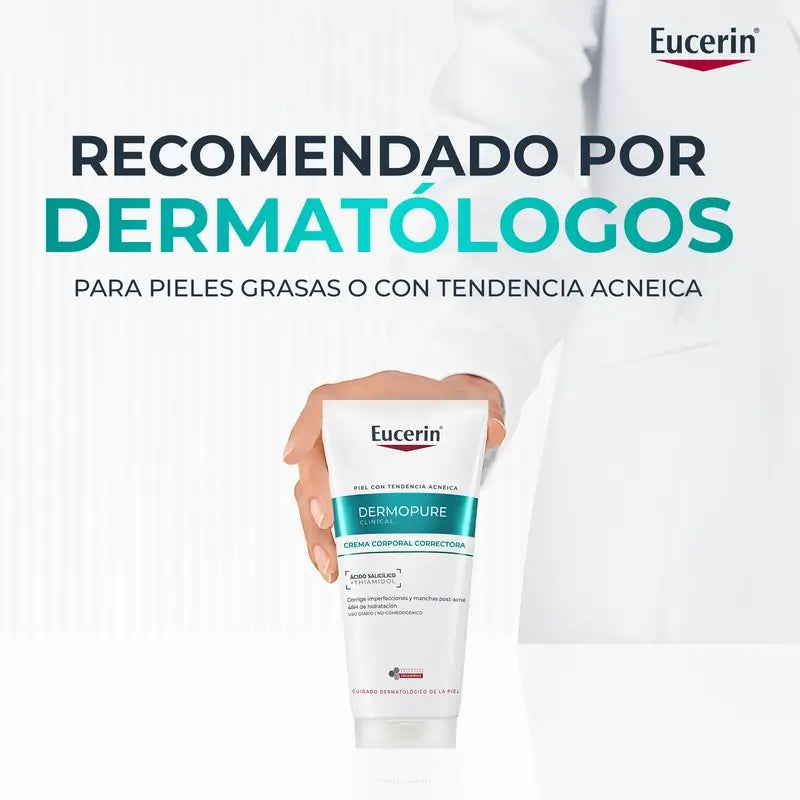 Eucerin Dermopure Triple Effect Body Cream, 200Ml