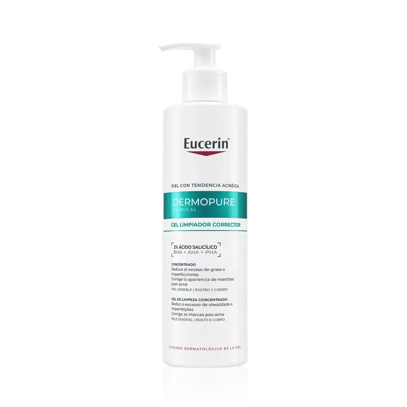 Eucerin Dermopure Triple Effect Cleansing Gel, 400 Ml