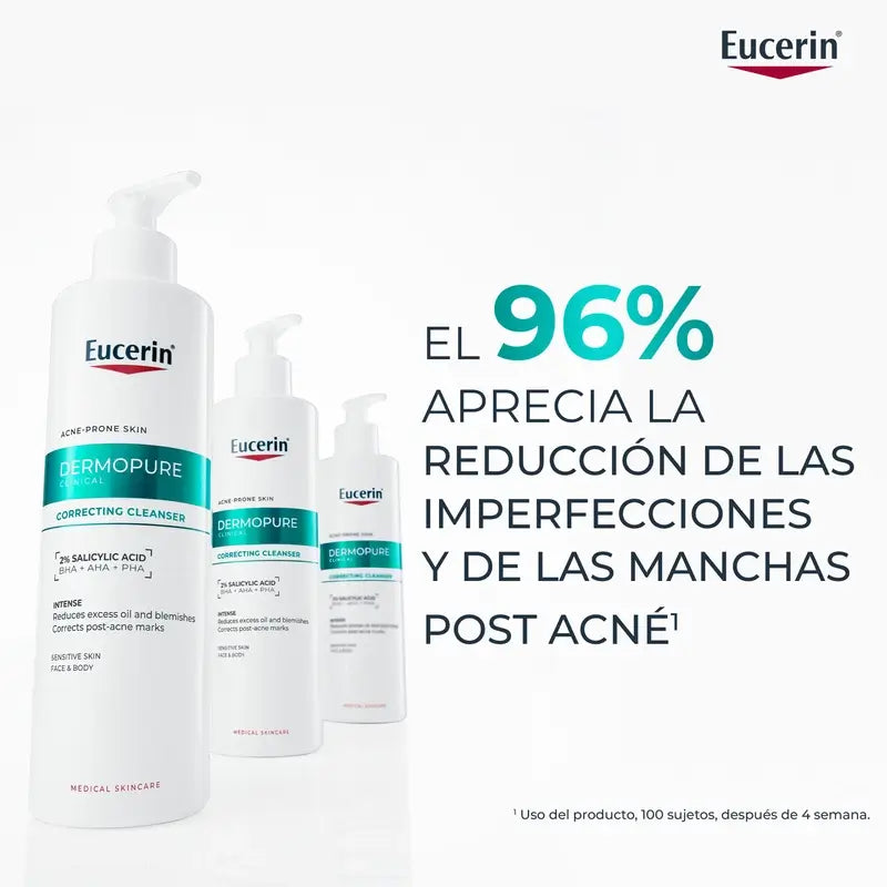 Eucerin Dermopure Triple Effect Cleansing Gel, 400 Ml