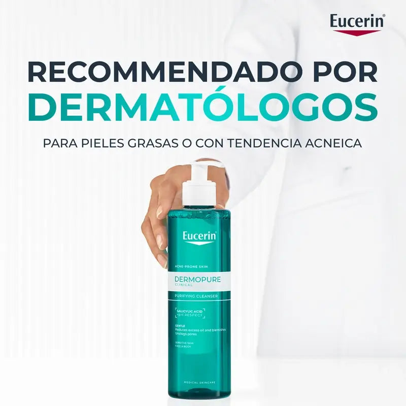 Eucerin Dermopure Oil Control Facial Cleansing Gel, 200 ml