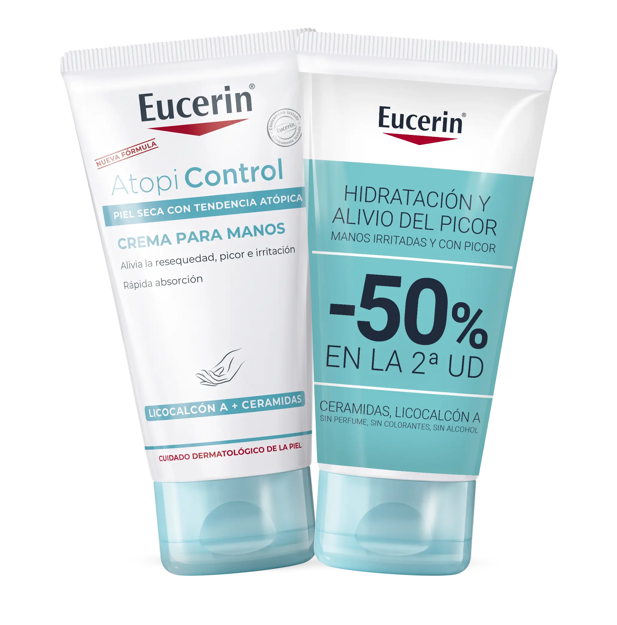 Eucerin Duplo Atopic Control Hand Cream, 2X75 ml