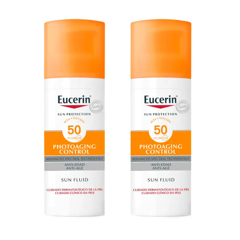 Eucerin Duplo Solar Photoaging Control Anti Age Spf50, 2 x 50 Ml