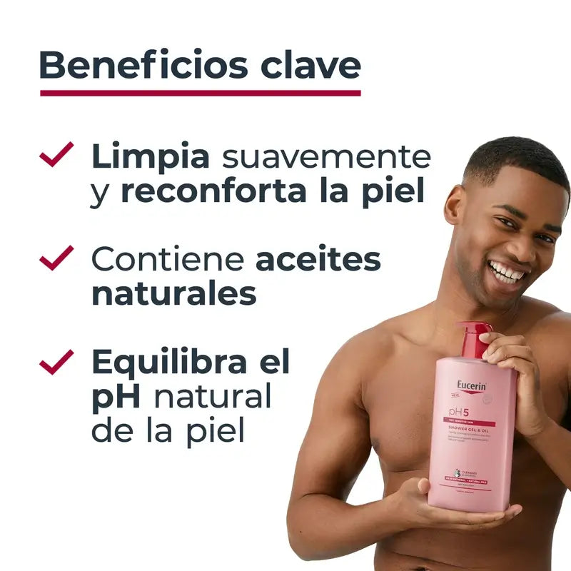 Eucerin Oleogel Comforting Shower Gel , 1000 ml