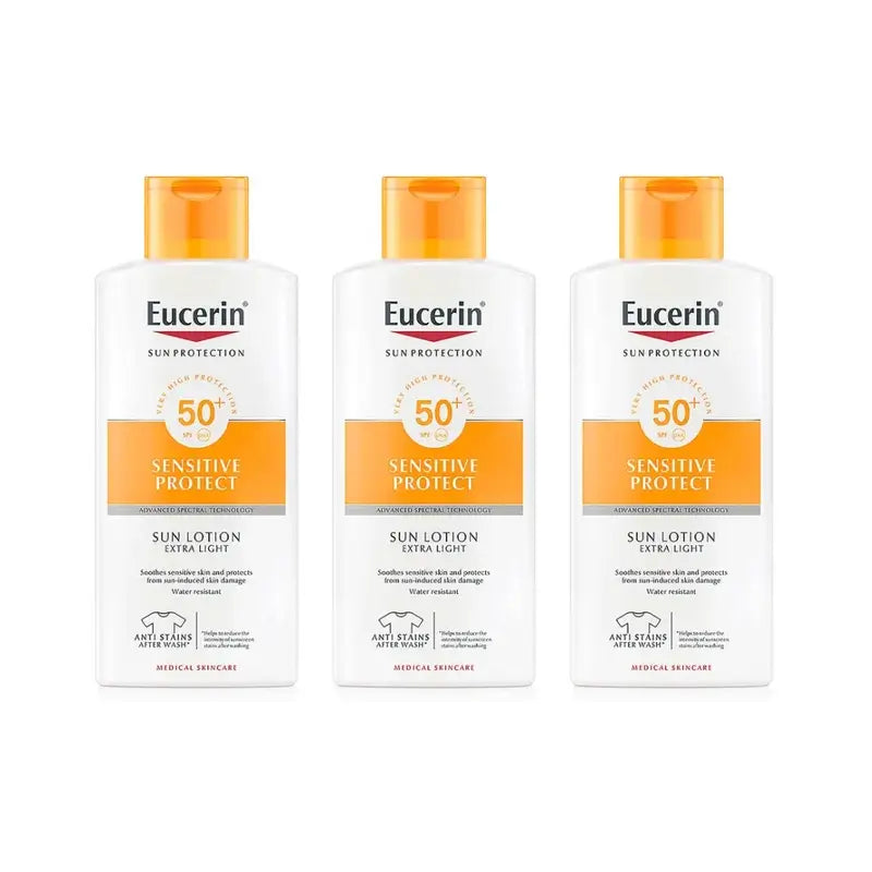 Eucerin Eucerin Sun Lotion Extra Light Spf50, 3X400 Ml