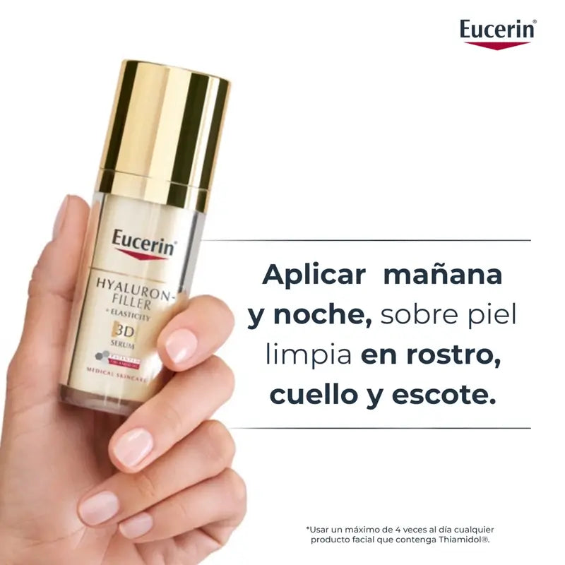 Eucerin Hyaluron Filler + Elasticity Serum with Hyaluronic Acid 30 ml