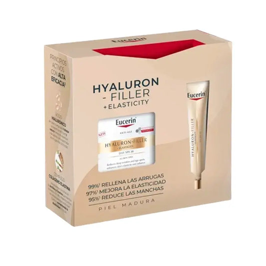 Eucerin Pack Hyaluron Filler Elasticity Day Cream Spf30 50Ml + Eye Contour 15Ml