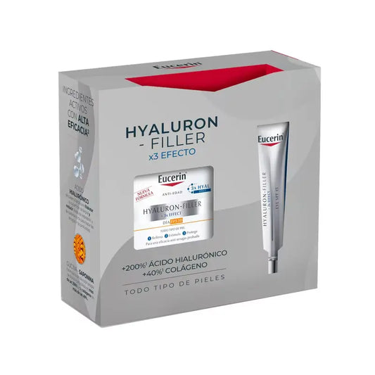 Eucerin Pack Hyluron-Filler Day Cream SPF30 + Eye Contour 15ml
