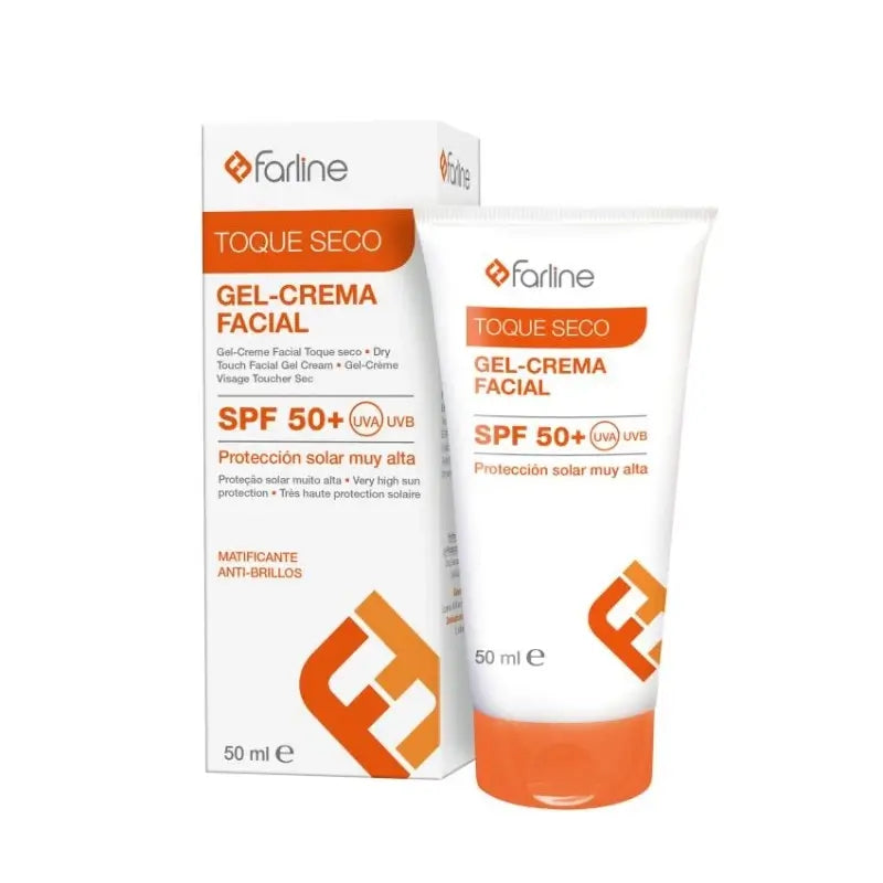 Farline Facial Gel Cream, Dry Touch SPF50+, 50 ml