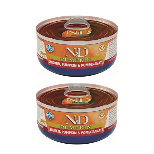 Farmina Cat Pumpkin Chicken 24X70Gr Box, Wet Food For Cats, Pack Of 2