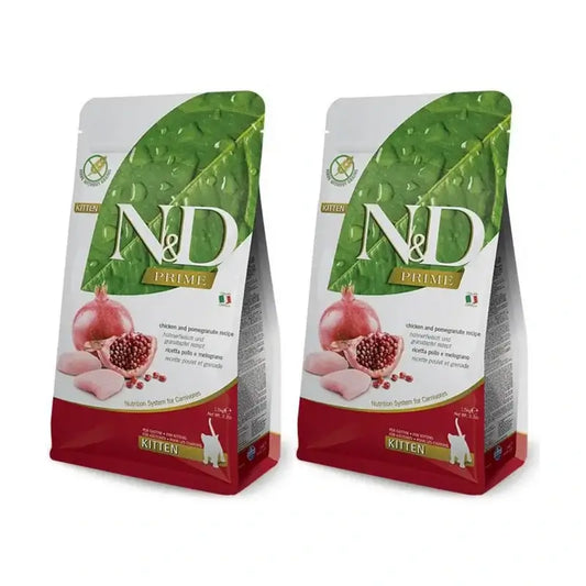 Farmina N&D Cat Kitten Prime Chicken 5Kg, Kitten Food, Pack Of 2