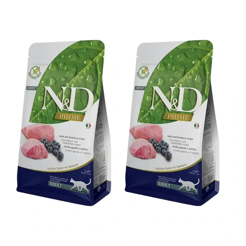 Farmina N&D Cat Prime Lamb 1,5Kg, Cat Food, Pack Of 2