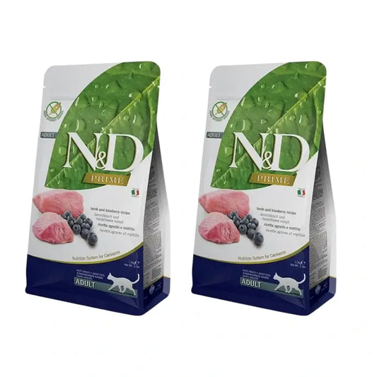 Farmina N&D Cat Prime Lamb 1,5Kg, Cat Food, Pack Of 2