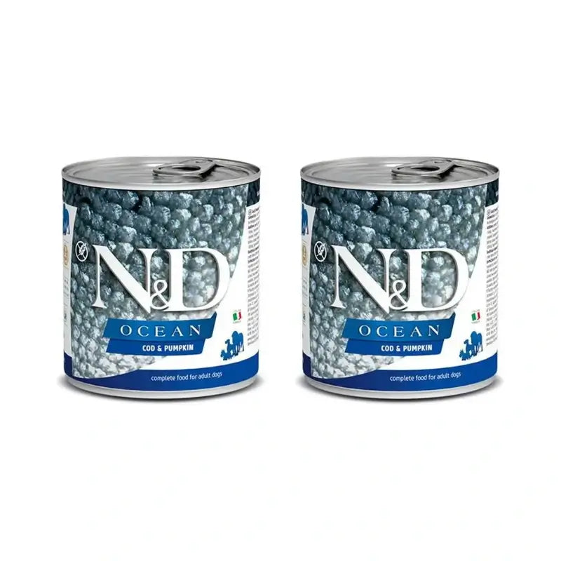 Farmina N&D Dog Ocean Ocean Pumpkin Codfish Box 6X285Gr, Wet Dog Food, Pack Of 2