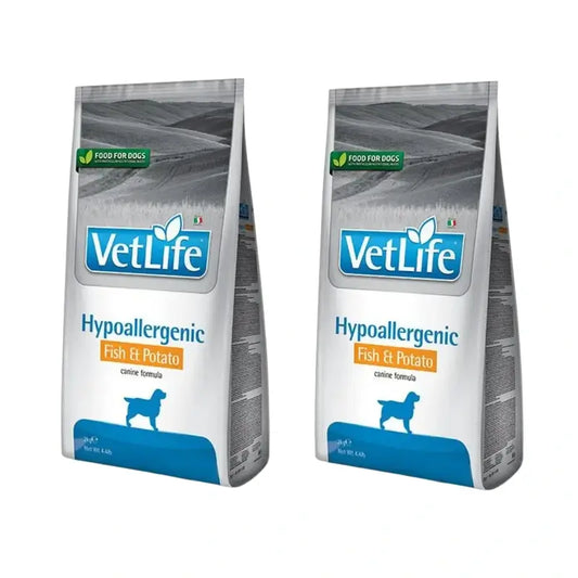Farmina Vet Life Dog Hypoallergenic Fish 12Kg, Dog Food, Pack Of 2