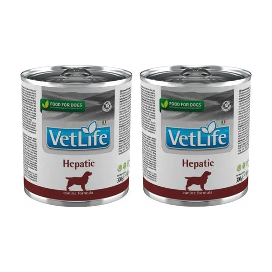 Farmina Vet Natural Diet Dog Hepatic 6X300Gr, Wet Dog Food, Pack Of 2