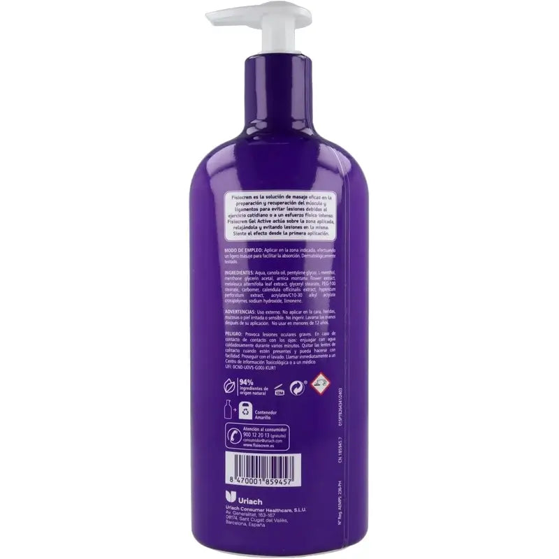 Fisiocrem Active Gel 600 ml
