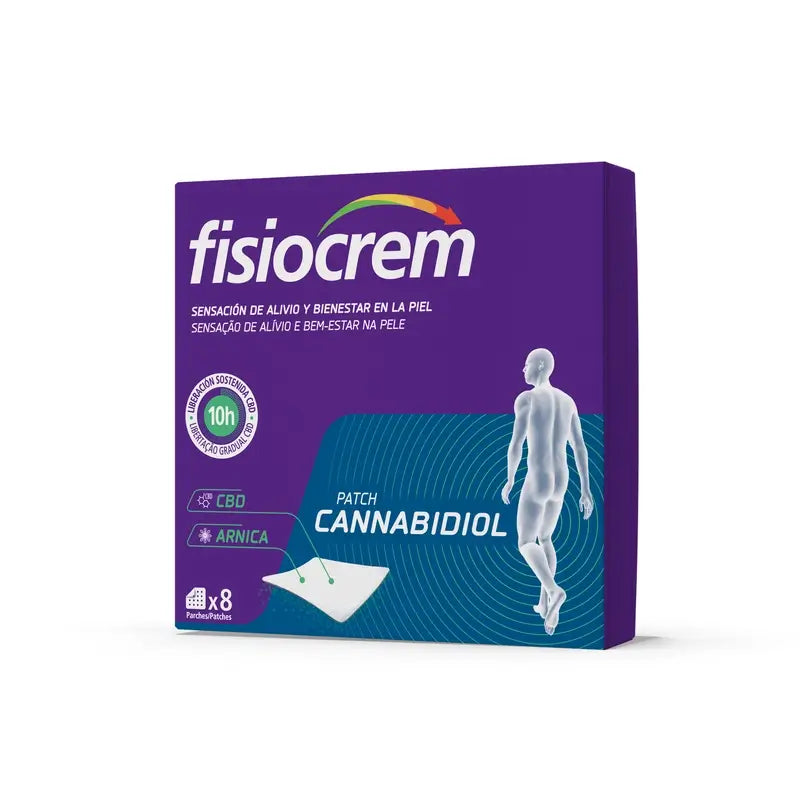 Fisiocrem Patch Cannabidiol, 8 units