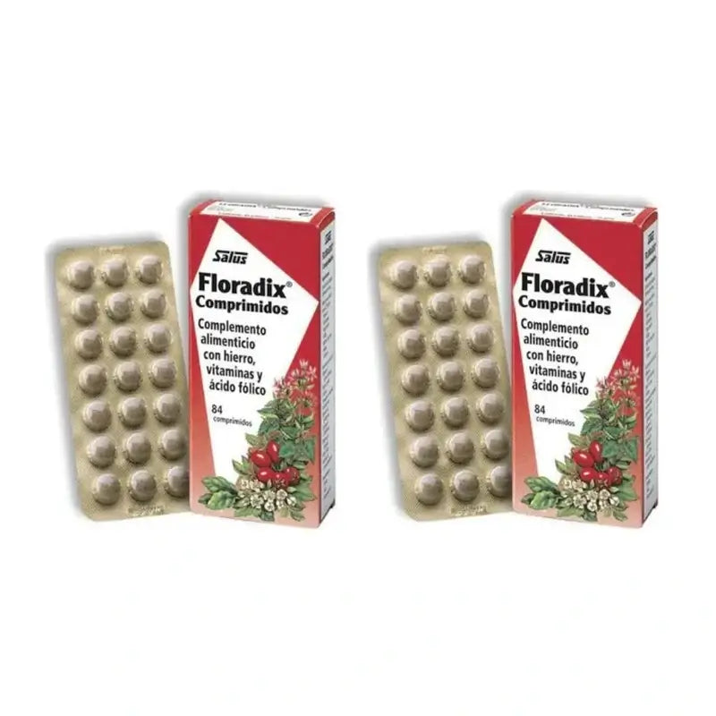 Floradix Dietary Supplement, 2X84 Tablets