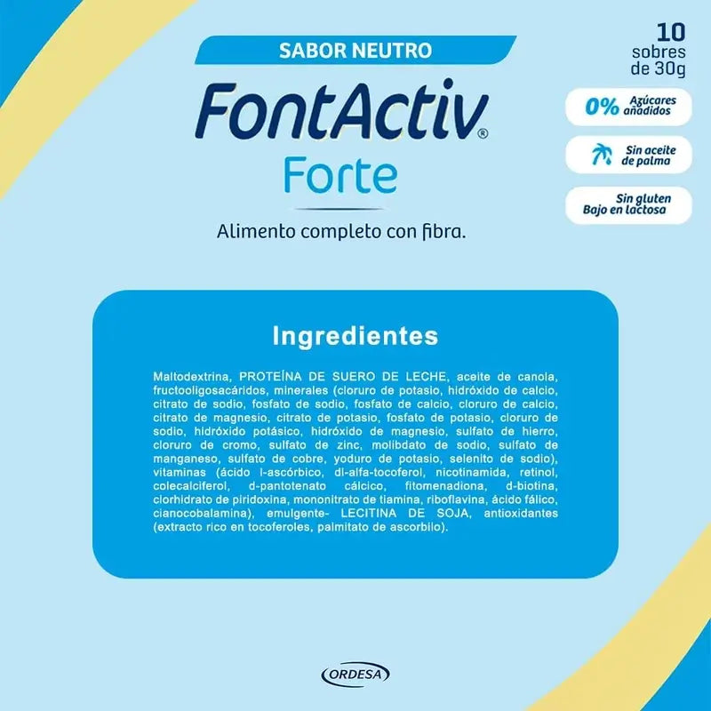 FontActiv Forte Neutral, 10X30 g