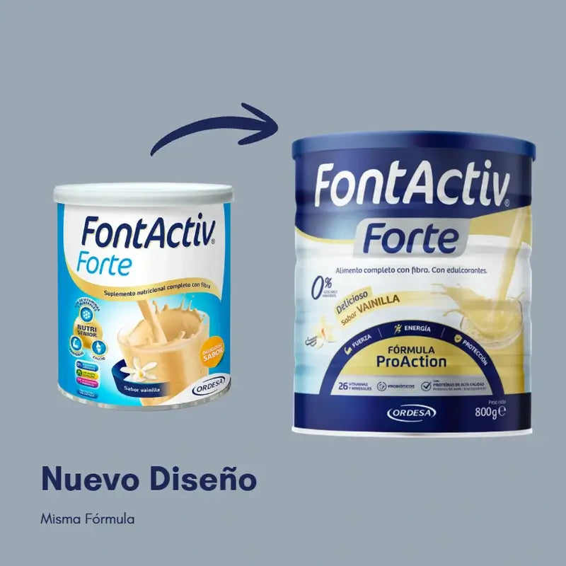 Fontactiv Forte ProAction Vanilla, 800g