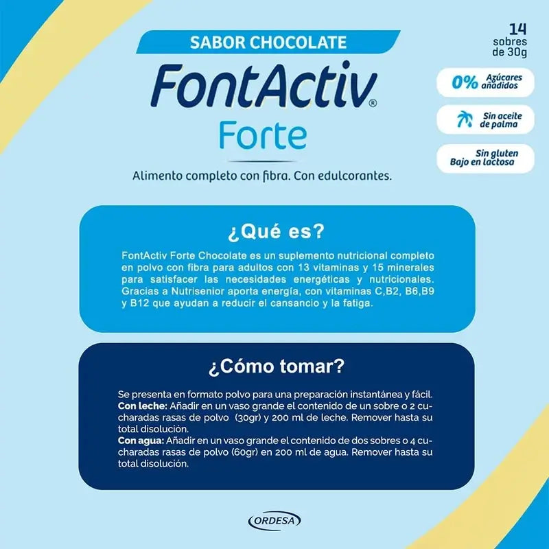 FontActiv Forte Chocolate, 800 g