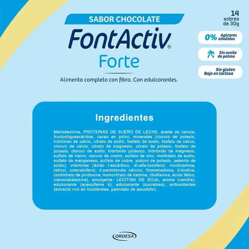 FontActiv Forte Chocolate, 800 g