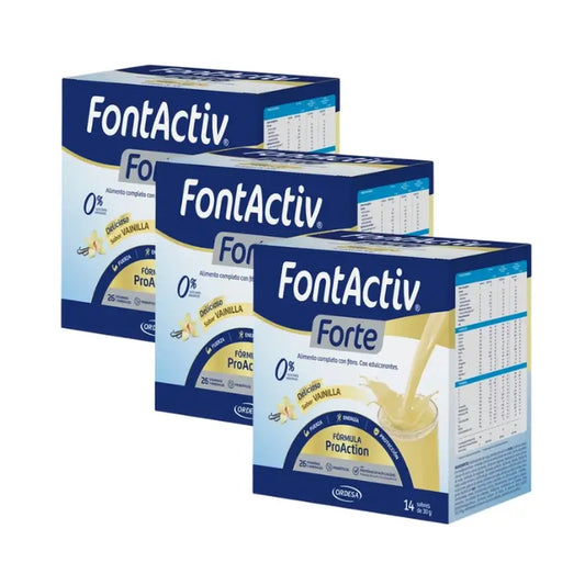 FontActiv Forte Vanilla Pack 3 x 14 x 30 grams