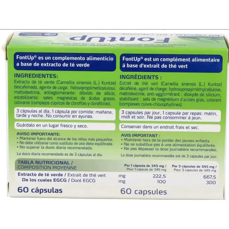 Font Up capsules, 60X345 grams